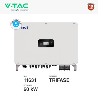 VT-61060 Inverter 60kW Trifase Pannelli Fotovoltaici V-Tac