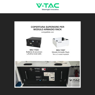 Copertura Superiore V-Tac per Moduli Armadio Rack