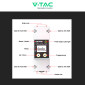 Immagine 5 - V-Tac Misuratore per Inverter Monofase RS485 1P con Display LCD per Impianti Fotovoltaici - SKU 11511
