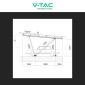 Immagine 6 - V-Tac Kit Pensilina 2 Posti Auto con 15 Pannelli Solari 545W + Inverter Ibrido Trifase + Accumulatore - SKU 22007 [TERMINATO]