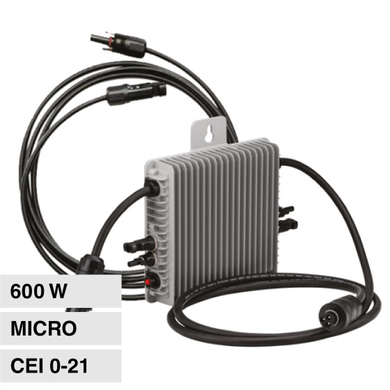 V-Tac Kit Installazione Fotovoltaico da Balcone Microinverter 600W + Cavi V-Tac Kit Installazione Fotovoltaico da Balcone Microinverter 600W + Cavi