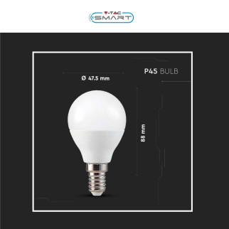VT-2234 Lampadina LED P45 4,8W E14 RGB+W Dimmerabile V-Tac