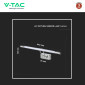 Immagine 8 - V-Tac Gallery VT-7012 Lampada LED SMD da Specchio 13W Wall Light Cromata - SKU 213982 / 213895