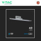 Immagine 10 - V-Tac Gallery VT-7012 Lampada LED SMD da Specchio 13W Wall Light Cromata - SKU 213982 / 213895