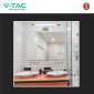 Immagine 6 - V-Tac Gallery VT-7008 Lampada LED SMD da Specchio 9W Wall Light Colore Cromo - SKU 213985 / 213894