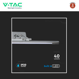 VT-7008 Lampada LED da Specchio 9W SMD Cromo V-Tac Gallery