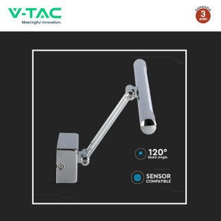 VT-7008 Lampada LED da Specchio 9W SMD Cromo V-Tac Gallery