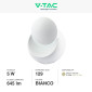 Immagine 3 - V-Tac VT-757 Lampada LED da Muro 5W SMD Applique Rotante Colore Bianco - SKU 217093