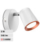 V-Tac VT-806 Lampada LED da Parete 5W SMD Applique Orientabile Colore Bianco - SKU 218250 / 218252