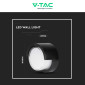 Immagine 6 - V-Tac VT-831 Lampada LED da Muro 7W Wall Light SMD Applique IP65 Colore Nero Forma Rotonda - SKU 218609