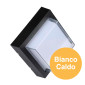 Immagine 2 - V-Tac VT-831 Lampada LED da Muro 7W Wall Light SMD Applique IP65 Colore Nero Forma Quadrata - SKU 218612