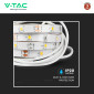 Immagine 5 - V-Tac VT-8067 Kit Bedlight Striscia LED Flessibile 4,2W SMD 12V Dimmerabile Sensore e Alimentatore - Bobina da 1,2m - SKU 212549