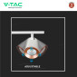 Immagine 9 - V-Tac VT-812 Lampada LED da Parete 10W SMD Wall Light SMD Colore Bianco Applique con Teste Orientabili - SKU 218254 / 218256