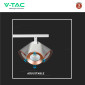 Immagine 9 - V-Tac VT-812 Lampada LED da Parete 10W SMD Wall Light SMD Colore Bianco Applique con Teste Orientabili - SKU 218254 / 218256