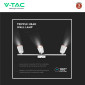 Immagine 8 - V-Tac VT-818 Lampada LED da Parete 15W SMD Wall Light Colore Bianco Applique con Teste Orientabili - SKU 218258 / 218260