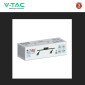 Immagine 8 - V-Tac VT-810 Lampada LED da Parete 9W SMD Wall Light Colore Nero Applique con Teste Orientabili - SKU 218269