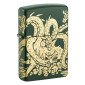 Immagine 1 - Zippo Premium Accendino a Benzina Ricaricabile ed Antivento con Fantasia Dragon Design - mod. 48907