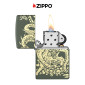 Immagine 5 - Zippo Premium Accendino a Benzina Ricaricabile ed Antivento con Fantasia Dragon Design - mod. 48907