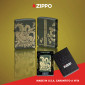 Immagine 6 - Zippo Premium Accendino a Benzina Ricaricabile ed Antivento con Fantasia Dragon Design - mod. 48907