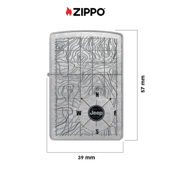 Accendino Zippo mod. 48765 Fantasia Jeep Ricaricabile
