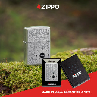 Accendino Zippo mod. 48765 Fantasia Jeep Ricaricabile