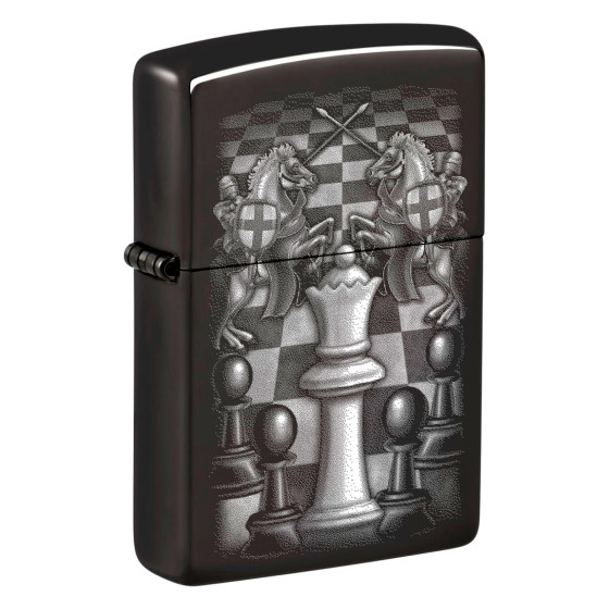 Accendino Zippo 48762 Chess Design Antivento Ricaricabile Accendino Zippo 48762 Chess Design Antivento Ricaricabile
