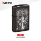 Immagine 2 - Zippo Accendino a Benzina Ricaricabile ed Antivento con Fantasia Chess Design - mod. 48762