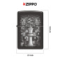 Immagine 4 - Zippo Accendino a Benzina Ricaricabile ed Antivento con Fantasia Chess Design - mod. 48762