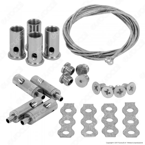 V-Tac Kit per Montaggio a Sospensione di Pannelli LED - SKU 6317 V-Tac Kit per Montaggio a Sospensione di Pannelli LED - SKU 6317