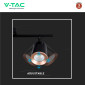 Immagine 9 - V-Tac VT-818 Lampada LED da Parete 15W SMD Wall Light Colore Nero Applique con Teste Orientabili - SKU 218259 / 218261