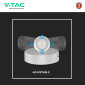 Immagine 9 - V-Tac VT-805 Lampada LED da Parete 4,5W SMD Wall Light Colore Bianco Applique con Testa Orientabile - SKU 218262 / 218264
