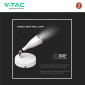 Immagine 8 - V-Tac VT-805 Lampada LED da Parete 4,5W SMD Wall Light Colore Bianco Applique con Testa Orientabile - SKU 218675 / 218677
