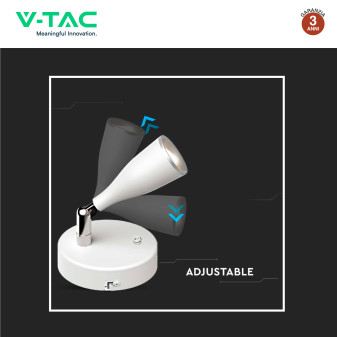 VT-805 Lampada LED da Parete 4,5W SMD Colore Bianco V-Tac