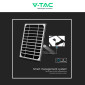 Immagine 17 - V-Tac VT-411 Faro LED 10W Faretto IP65 con Pannello Solare Sensore Crepuscolare di Movimento e Telecomando - SKU 10314 / 10313
