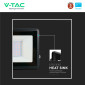 Immagine 13 - V-Tac VT-138 Faro LED Floodlight 30W SMD IP65 Chip Samsung Colore Nero - SKU 20310 / 20311 / 20312
