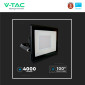 Immagine 16 - V-Tac VT-158 Faro LED Floodlight 50W SMD IP65 Chip Samsung Colore Nero - SKU 20313 / 20314 / 20315