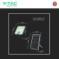 Immagine 8 - V-Tac VT-432 Faro LED 30W Faretto IP65 con Pannello Solare Sensore Crepuscolare di Movimento e Telecomando - SKU 10310 / 10311