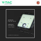Immagine 10 - V-Tac VT-432 Faro LED 30W Faretto IP65 con Pannello Solare Sensore Crepuscolare di Movimento e Telecomando - SKU 10310 / 10311