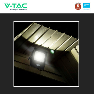 Faro LED 10W SMD Chip Samsung con Sensore IP65 VT-118S V-Tac