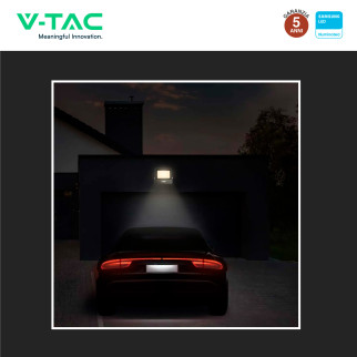 VT-128S Faro LED 20W SMD Chip Samsung con Sensore IP65 V-Tac