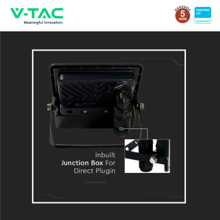 VT-128S Faro LED 20W SMD Chip Samsung con Sensore IP65 V-Tac