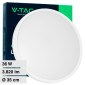 Immagine 1 - V-Tac VT-8630 Plafoniera LED Rotonda 36W SMD IP44 Colore Bianco - SKU 76211 /  76221 / 76231