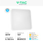 Immagine 5 - V-Tac VT-8630 Plafoniera LED Quadrata 48W SMD IP44 Colore Bianco - SKU 76301 / 76311 / 76321