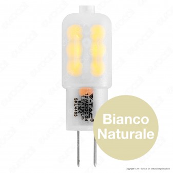 V-Tac VT-1942 Lampadina LED G4 1,5W Bulb - SKU 4463 / 4464 / 4465