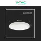 Immagine 7 - V-Tac VT-8630 Plafoniera LED Rotonda 36W SMD IP44 Sensore di Movimento e Crepuscolare Colore Bianco - SKU 76651