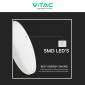 Immagine 9 - V-Tac VT-8630 Plafoniera LED Rotonda 36W SMD IP44 Sensore di Movimento e Crepuscolare Colore Bianco - SKU 76651