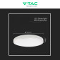 Immagine 10 - V-Tac VT-8624S Plafoniera LED Rotonda 24W SMD IP44 Sensore di Movimento e Crepuscolare Colore Bianco - SKU 76621 / 76631 / 76641