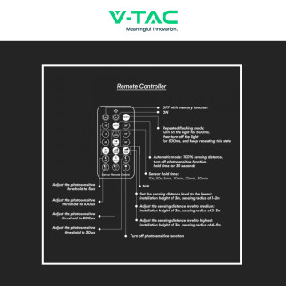 VT-8624S Plafoniera LED Rotonda 24W SMD IP44 Colore Bianco V-Tac