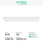 Immagine 4 - V-Tac VT-61140 Pannello LED SMD Rettangolare 120x30 40W da Incasso con Driver - SKU 23147 / 23148