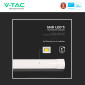 Immagine 10 - V-Tac Pro VT-8-10 Tubo LED Prismatico Plafoniera 10W Chip Samsung Lampadina 30cm - SKU 20344 / 20345 / 20346